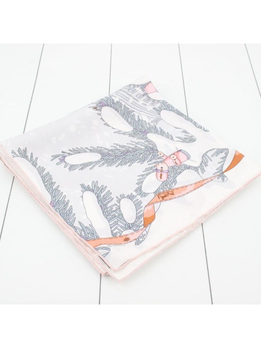 Hermes Carre 45 Scarf Gavroche 24 Christmas
